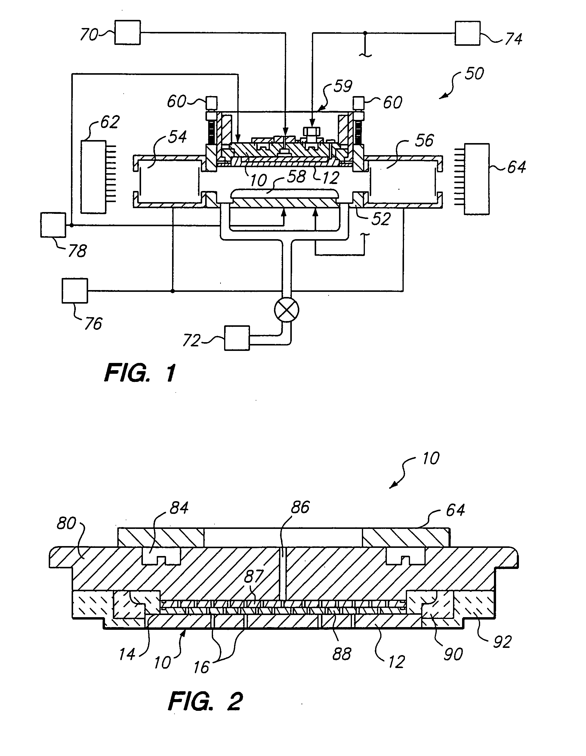 Electrode for plasma processes and method for manufacture and use thereof