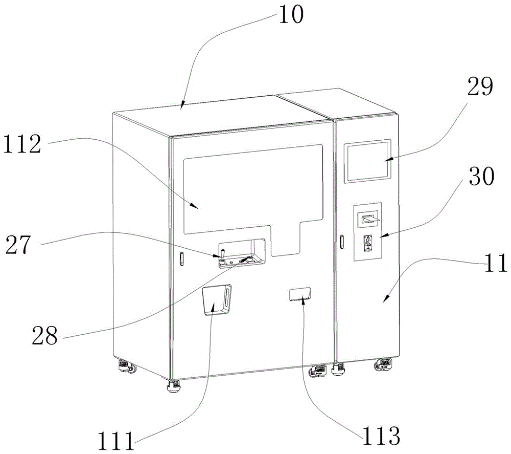 Automatic juicing and taking equipment of beverage dispenser and method thereof