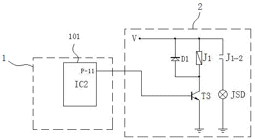 Intelligent light-alternating inspection system of motor vehicle