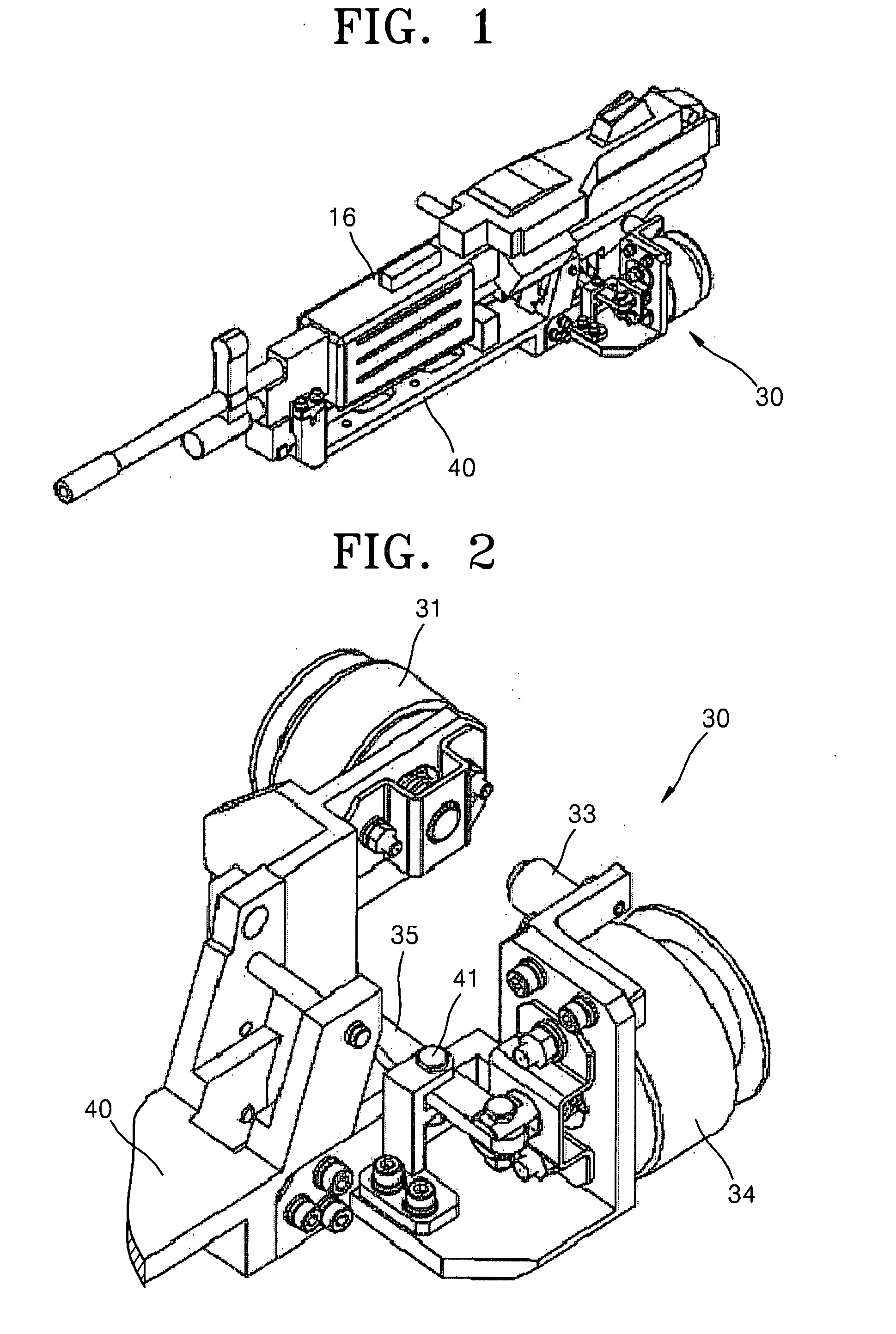 Automatic shooting mechanism and robot having the same