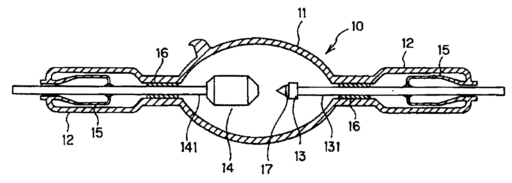 High pressure discharge lamp