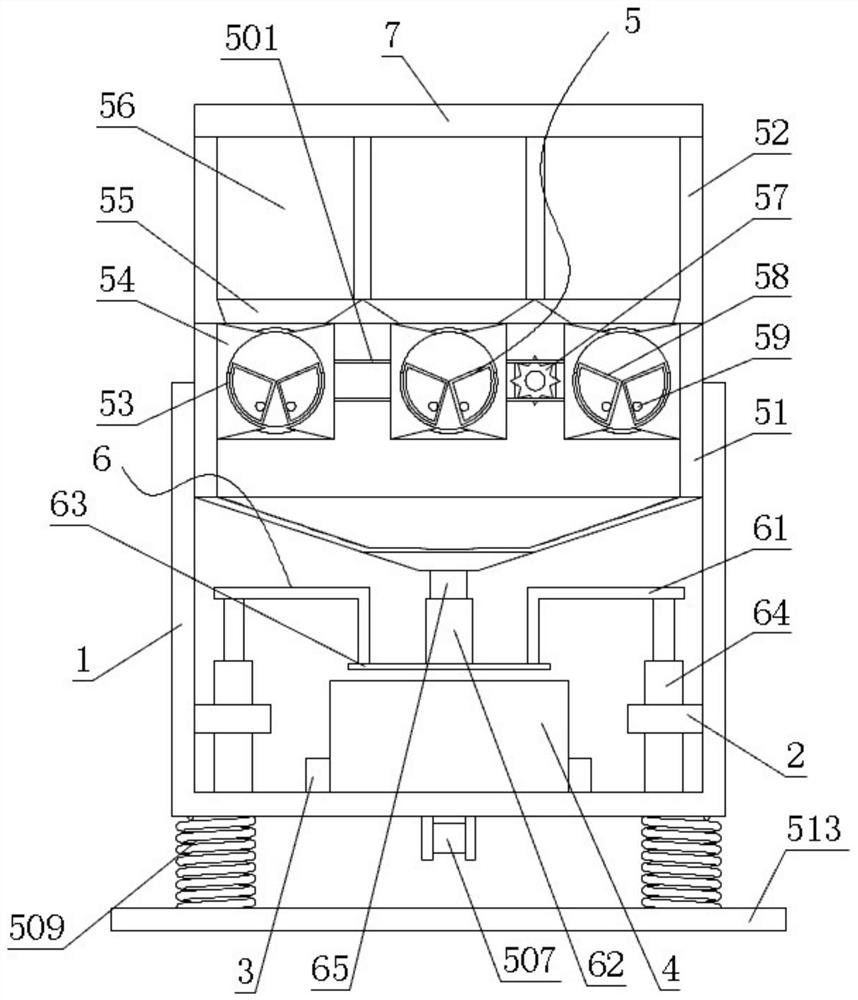 Quantitative batching device for refractory brick production and using method