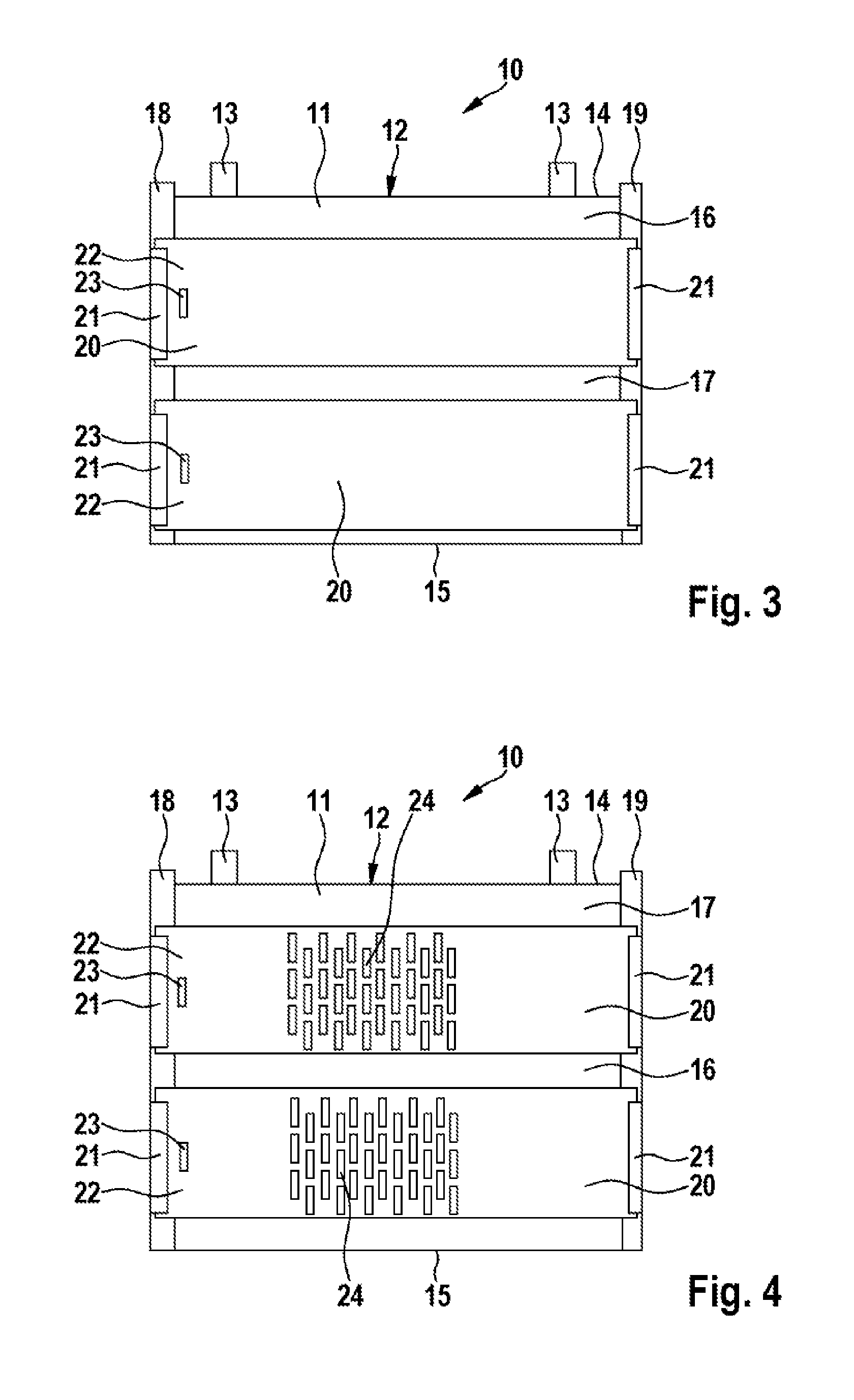 Method for Clamping a Lithium Ion Accumulator, Lithium Ion Accumulator and Motor Vehicle Having a Lithium Ion Accumulator