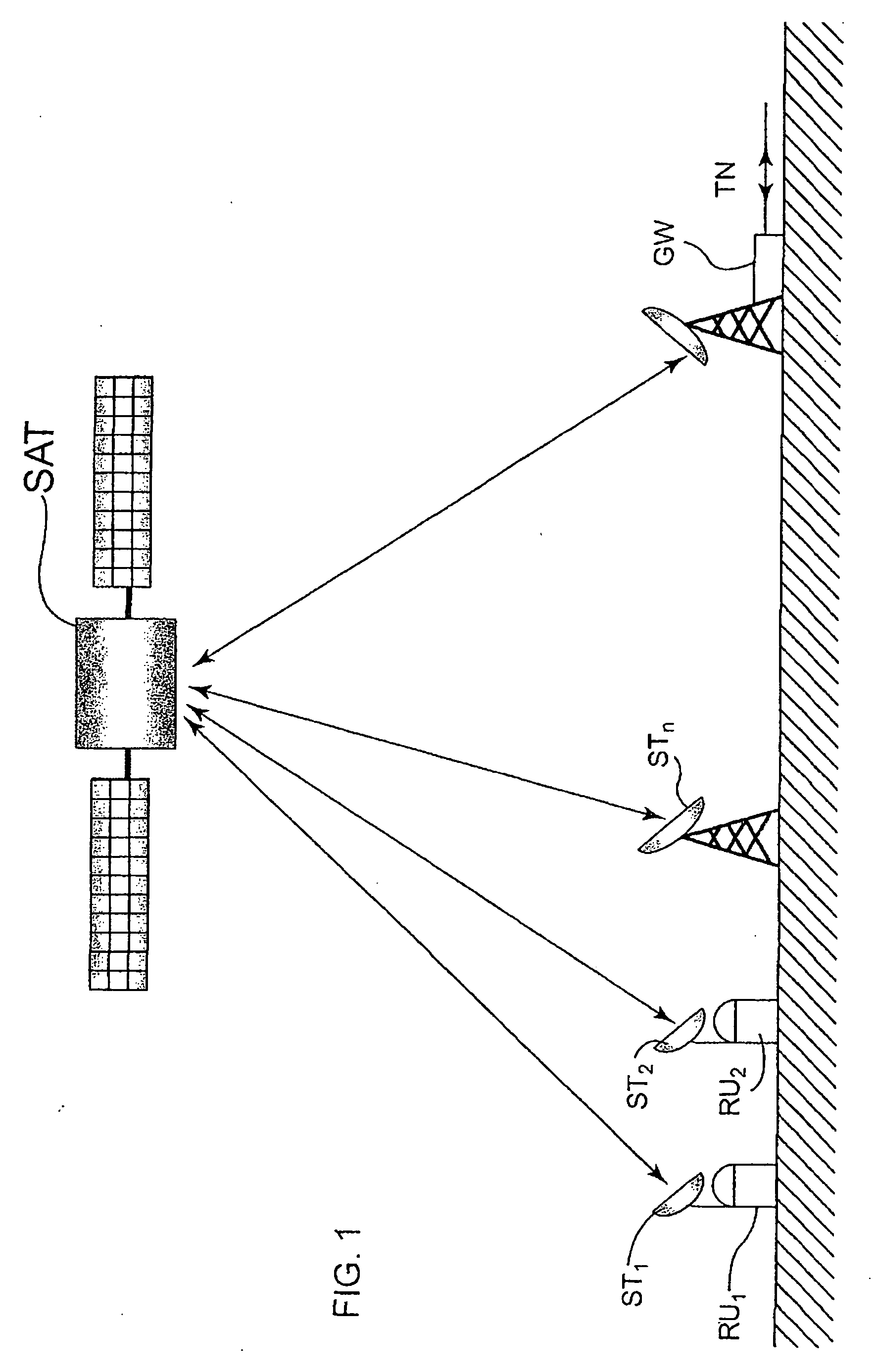 Method of packet mode digital communication over a transmission channel shared by a plurality of users