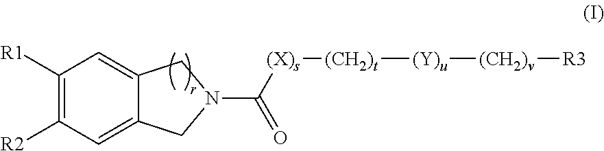 Novel n-substituted tetrahydroisoquinoline/isoindoline hydroxamic acid compounds
