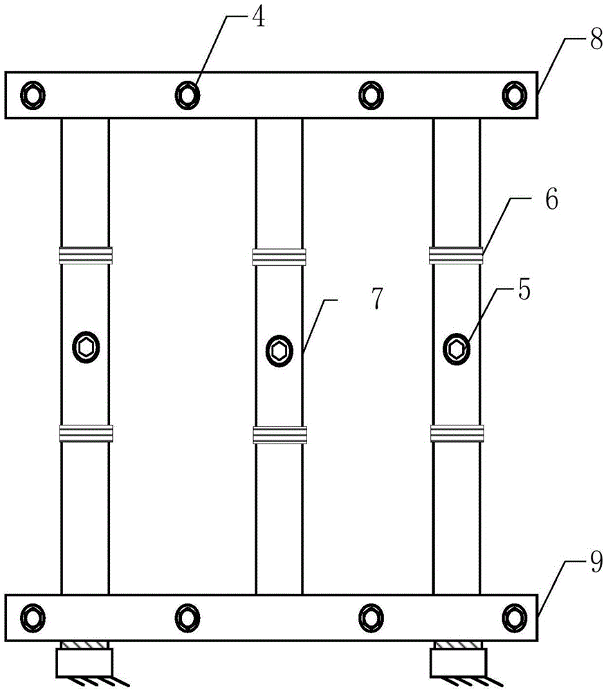 Fiber interlayer transformer iron core and stacking method thereof