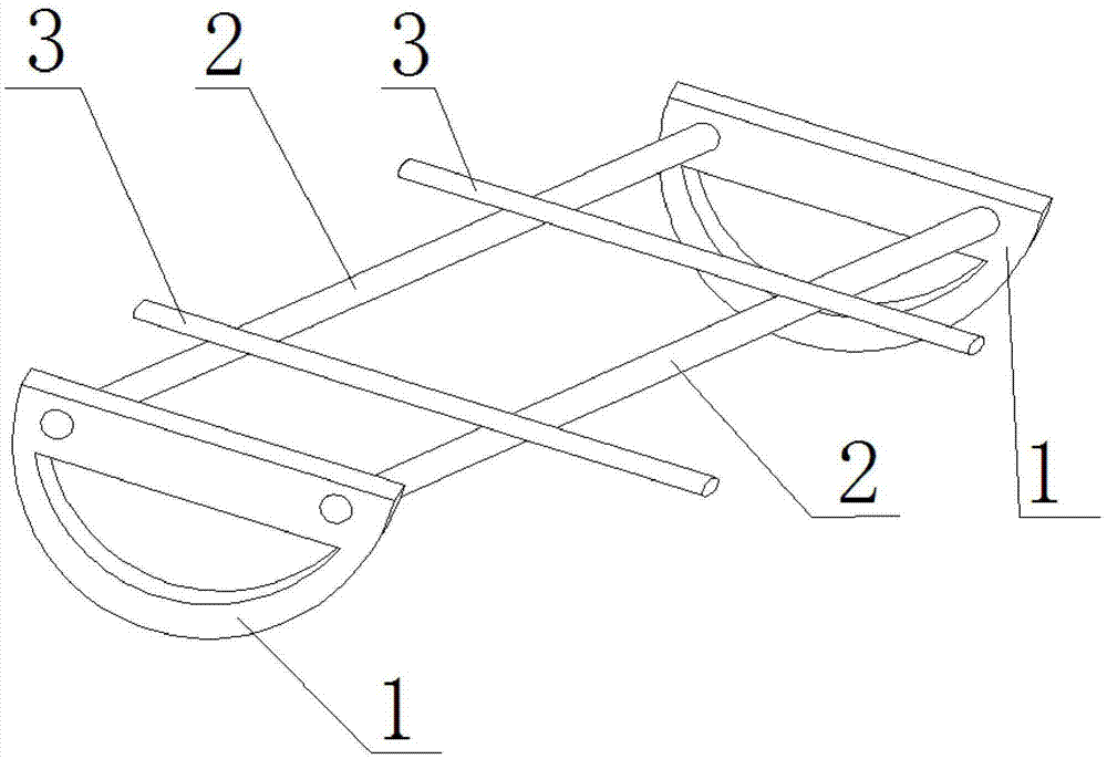 Fixture and preparation method for staggered-type large-scale preparation of graphene