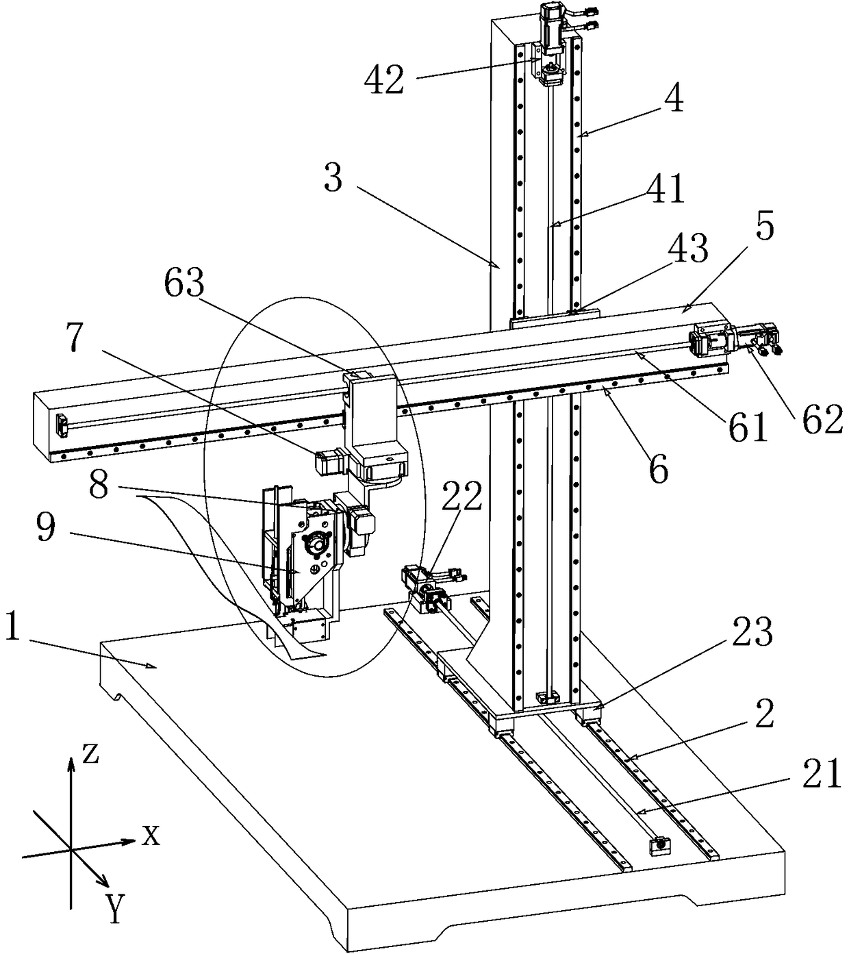 A 3D sewing device