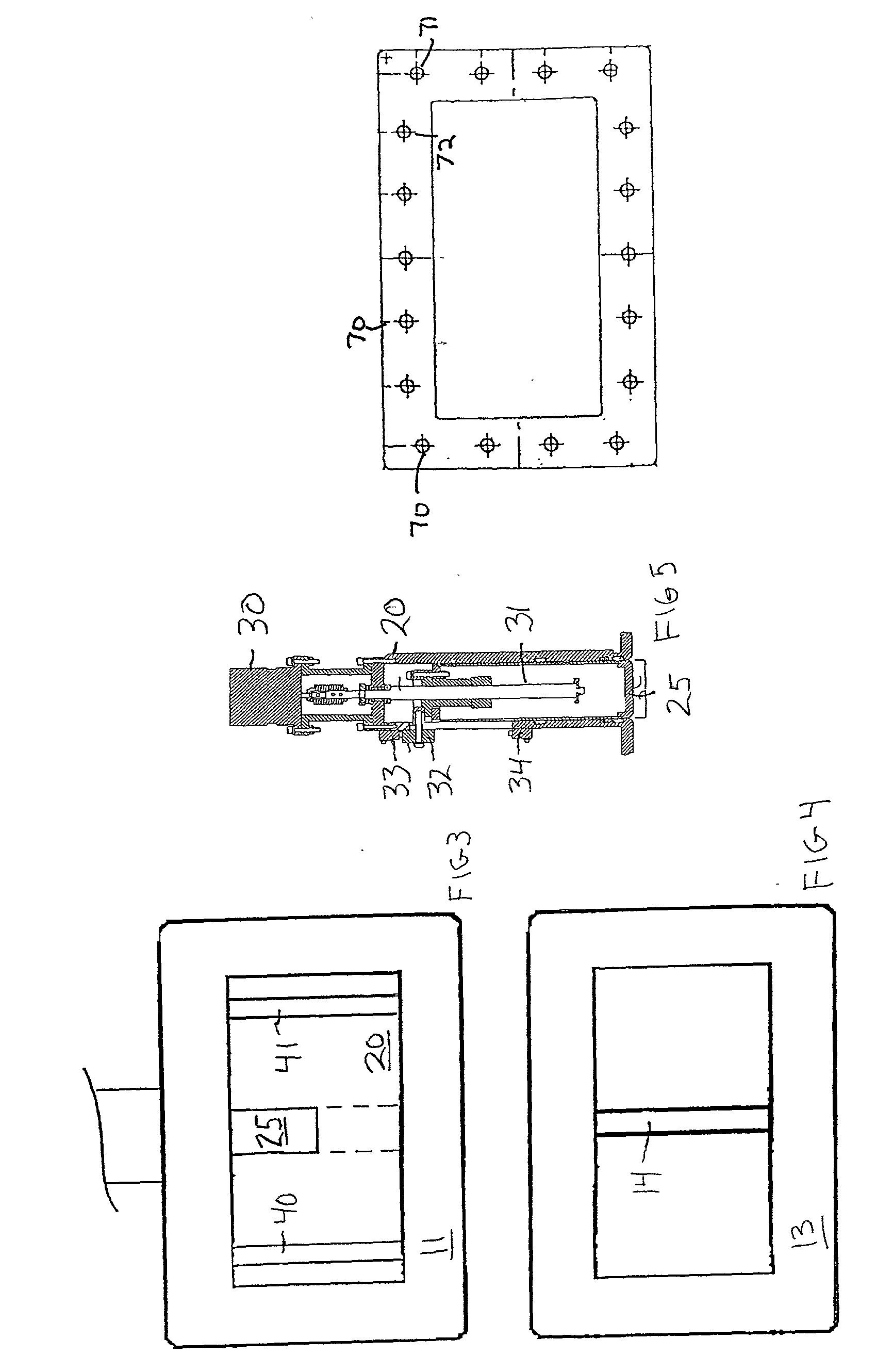 Apparatus and method for in-process high power variable power division