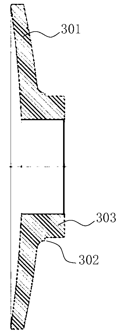 A flexible support structure for a space camera mirror