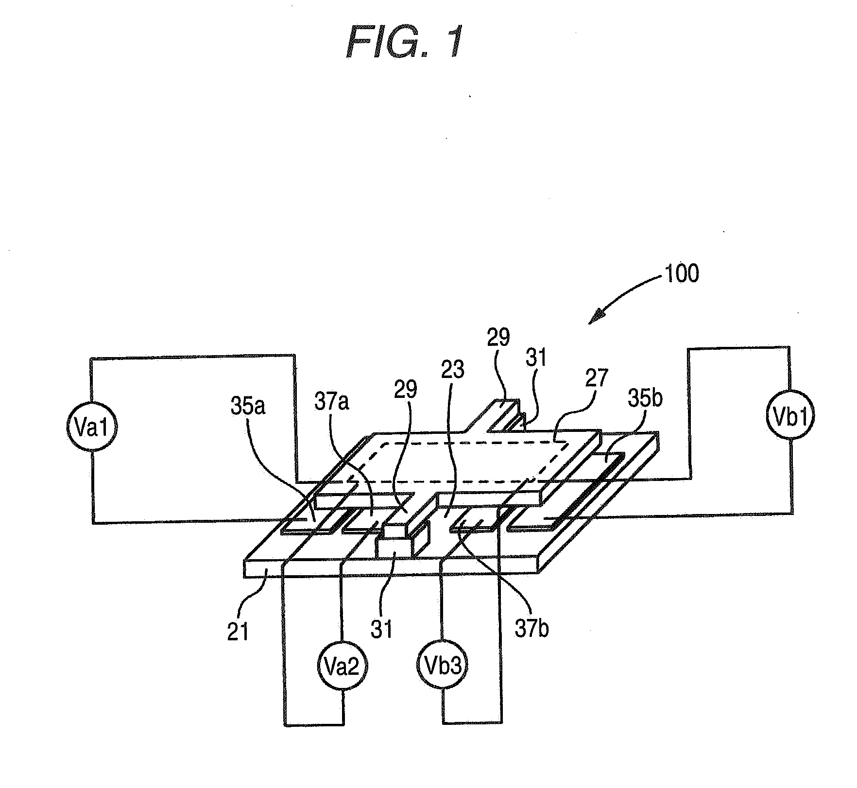 Small thin film-movable element, small thin film-movable element array and image forming apparatus