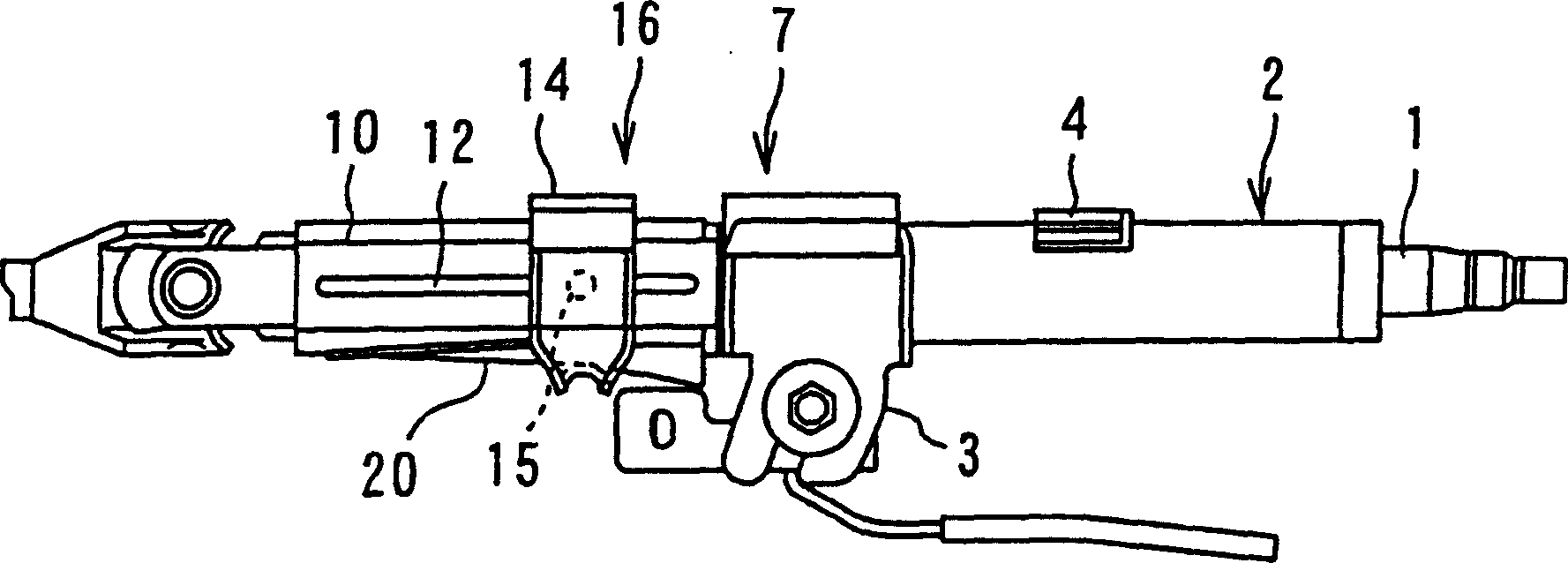 Steering post support device