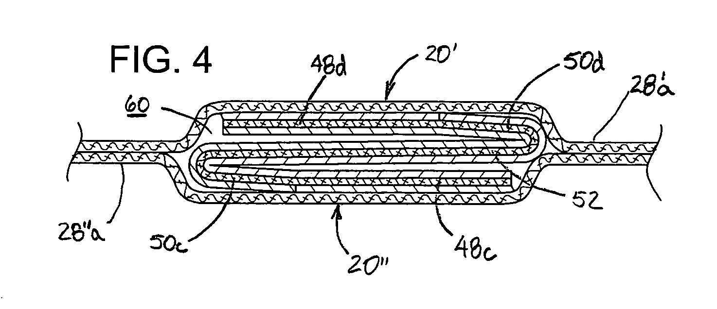 Inflatable body with independent chambers and methods for making the same