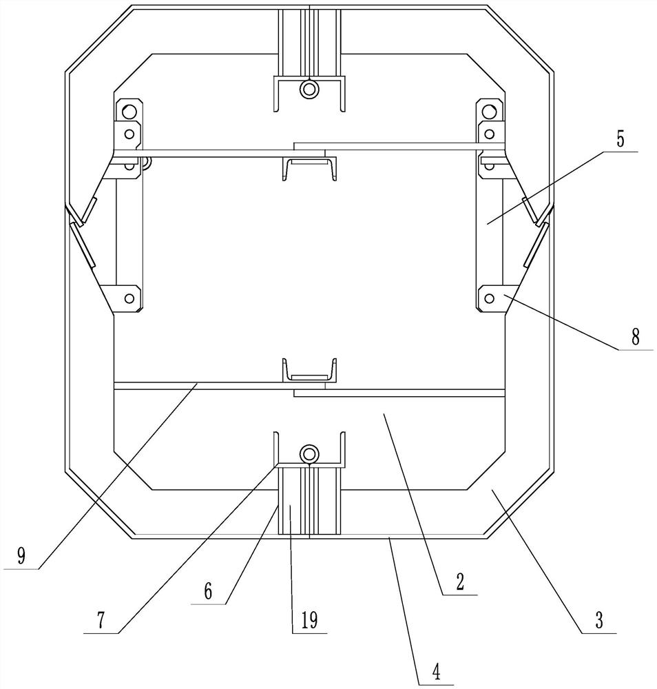 Inner formwork for hollow columns