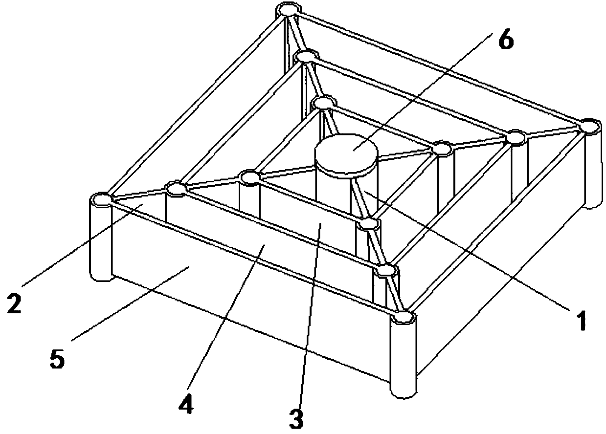 A detachable geocell