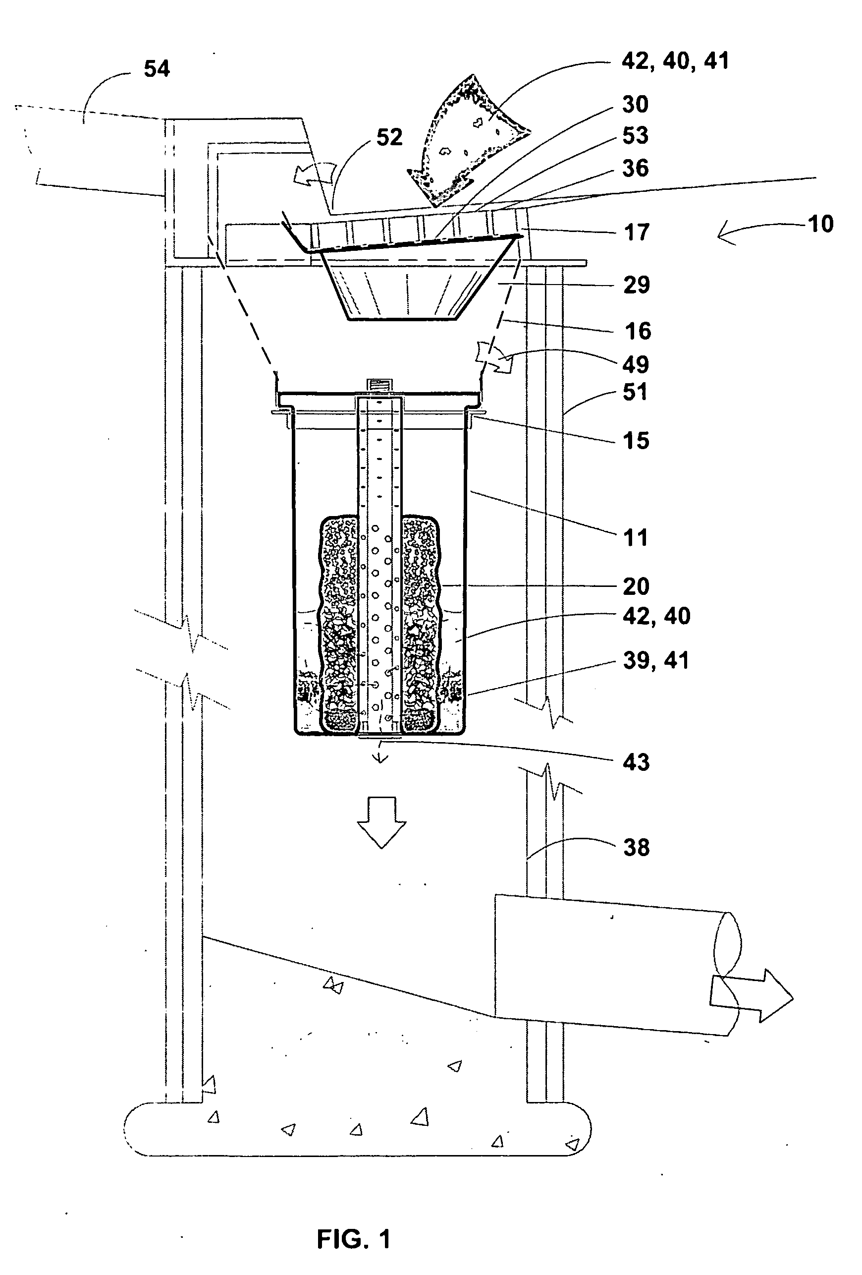 Catch basin filter absorber method for water decontamination