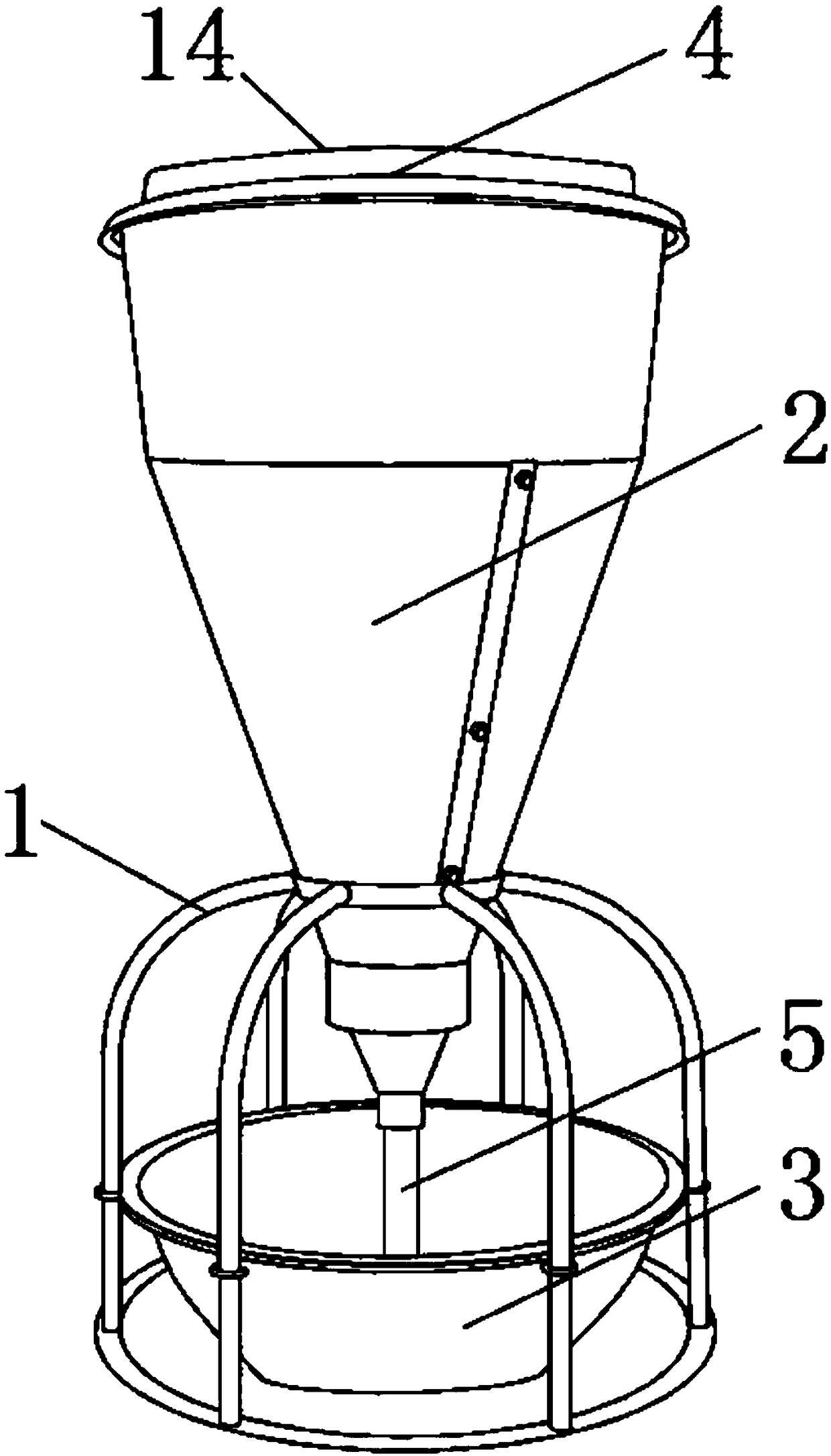 Feeder for raising pigs