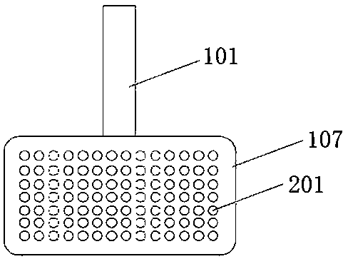 Multifunctional self-cleaning pipetting device and application method thereof