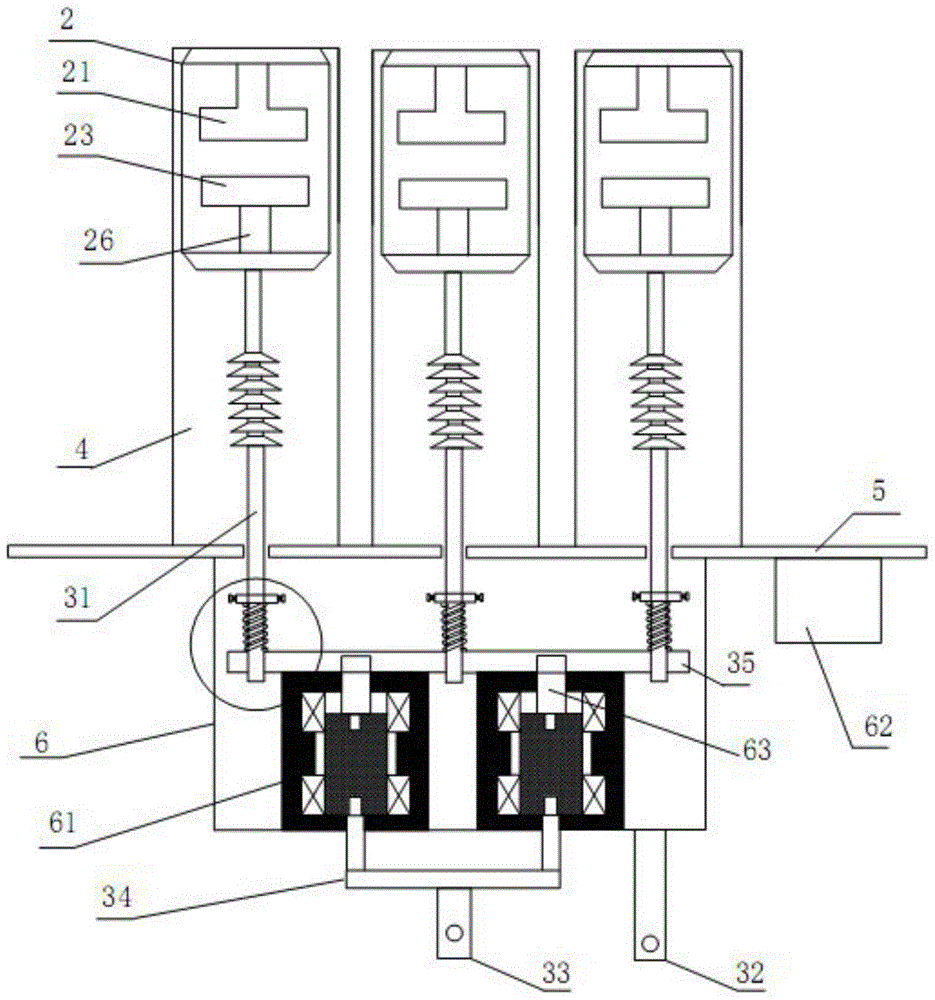 A stroke-controllable circuit breaker