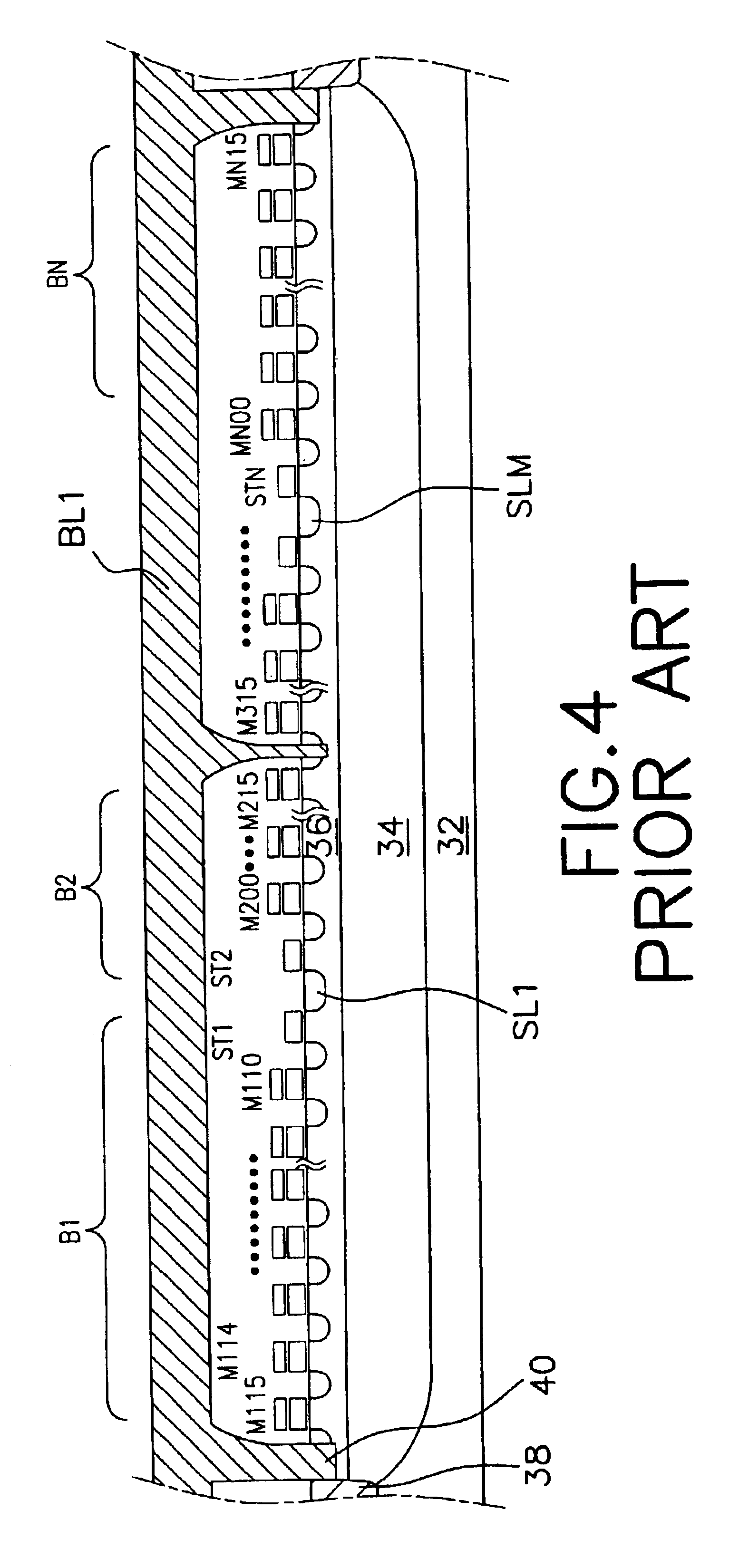 Method of programming and erasing a non-volatile semiconductor memory