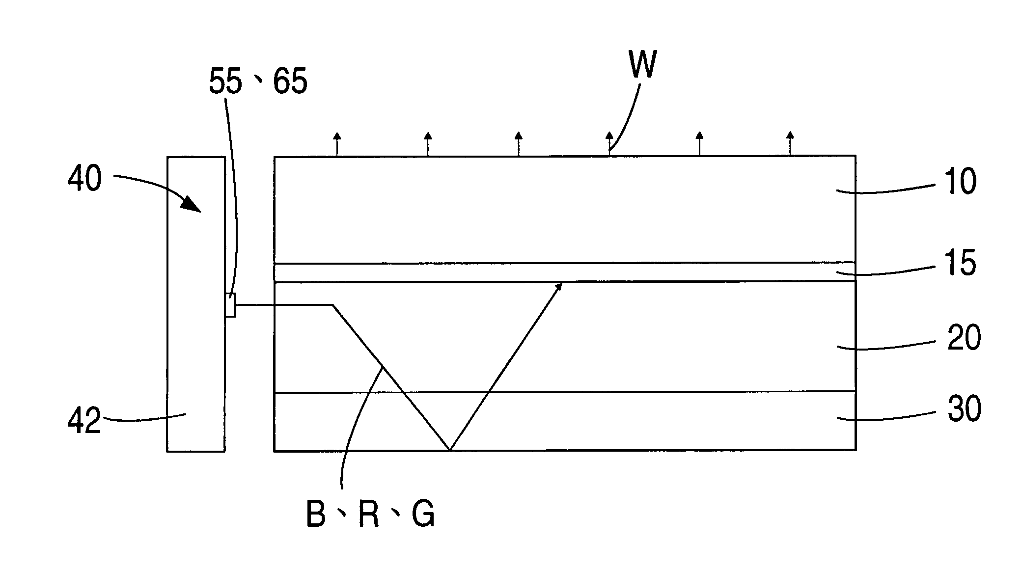 Assembly device for a sidelight light source module and liquid crystal panel