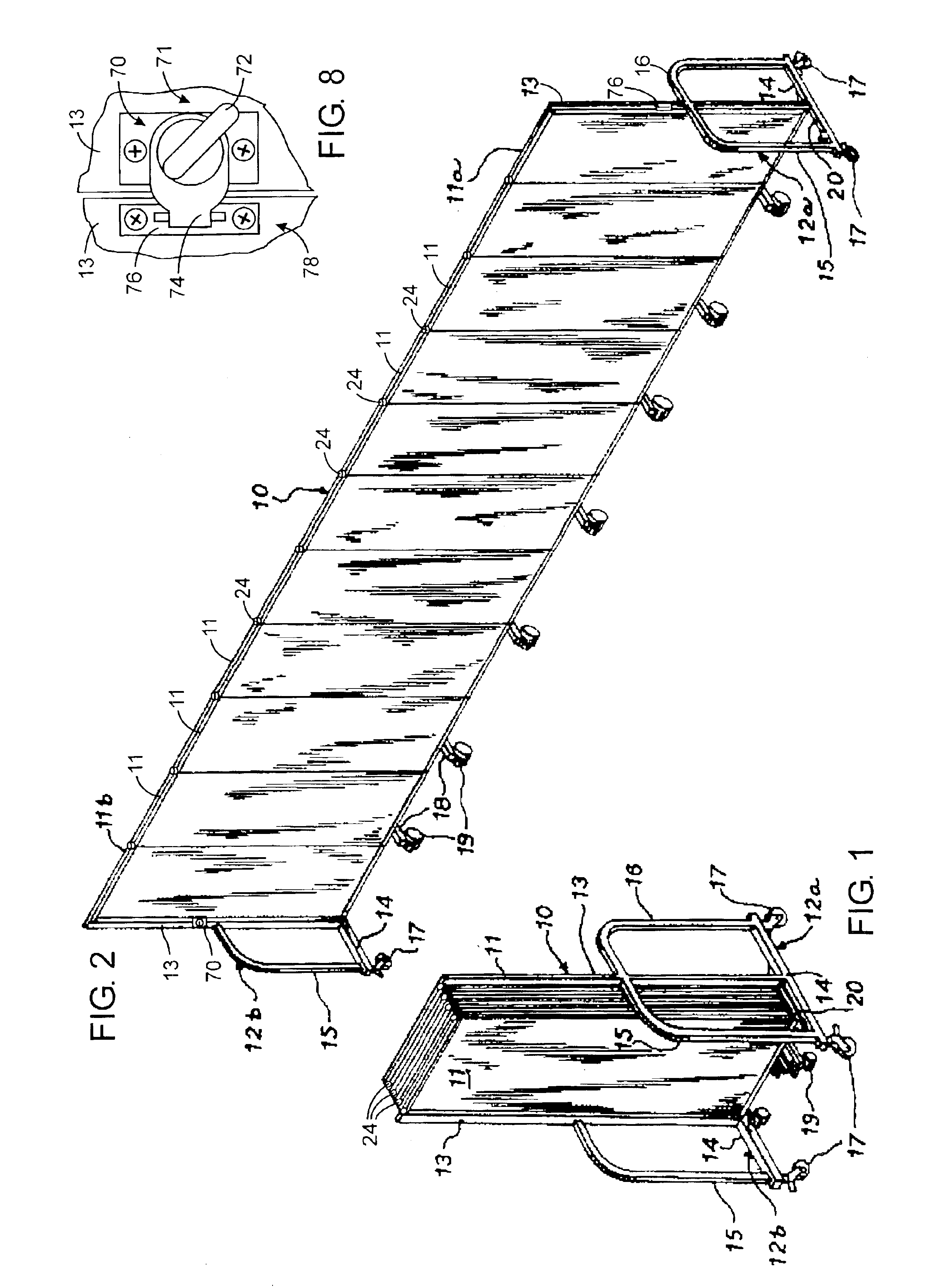 Stabilized portable room divider