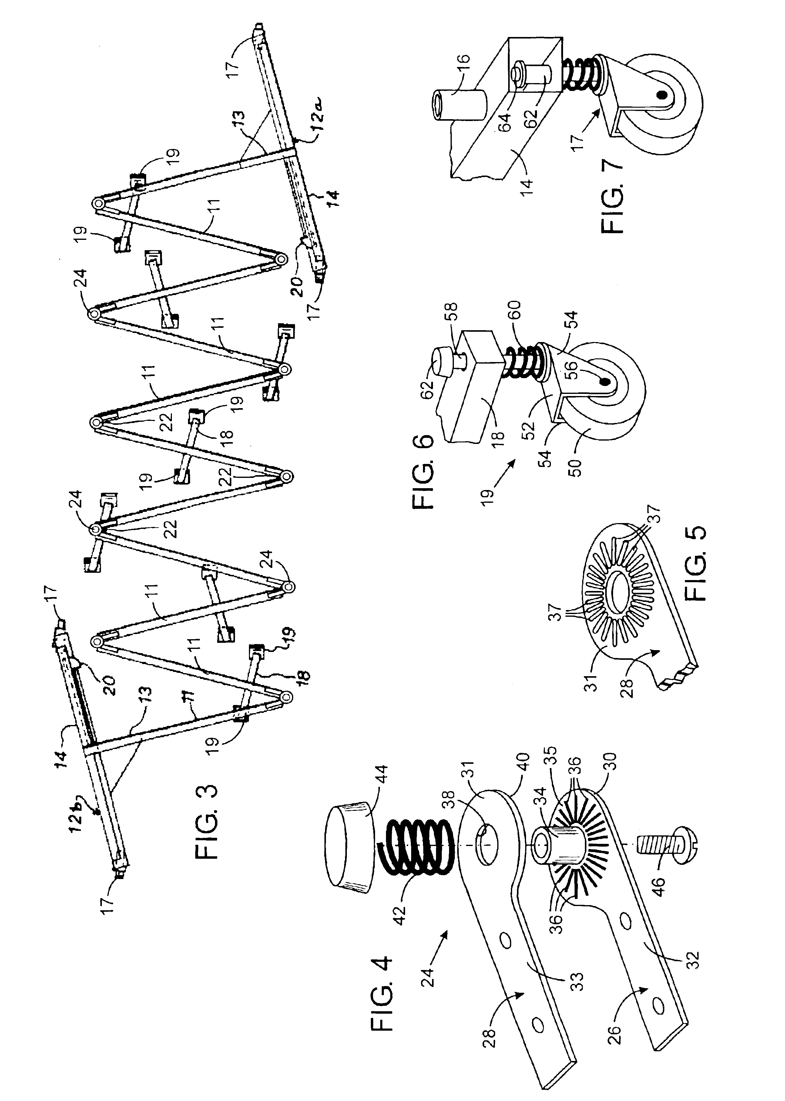 Stabilized portable room divider