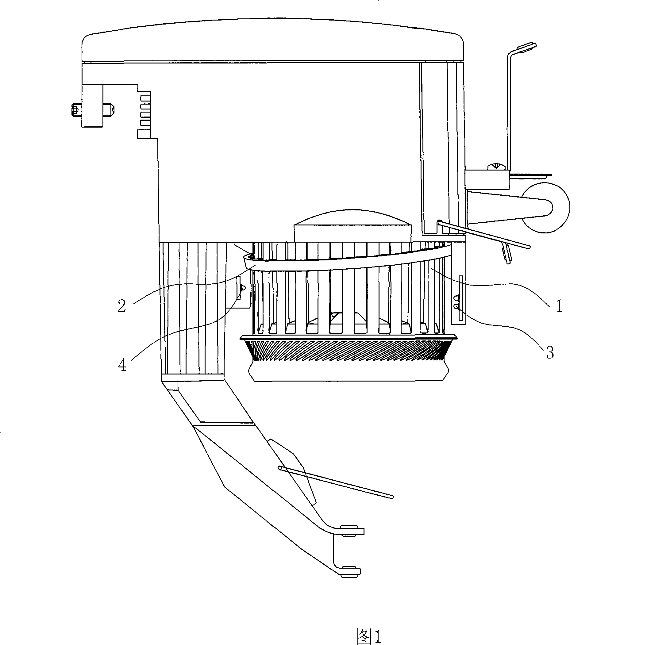 Yarn feeding device with photoelectric detection function