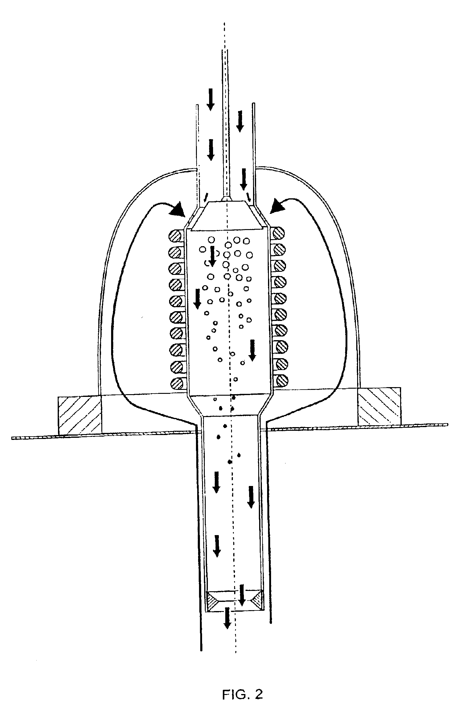 Method, apparatus and system for the condensation of vapors and gases