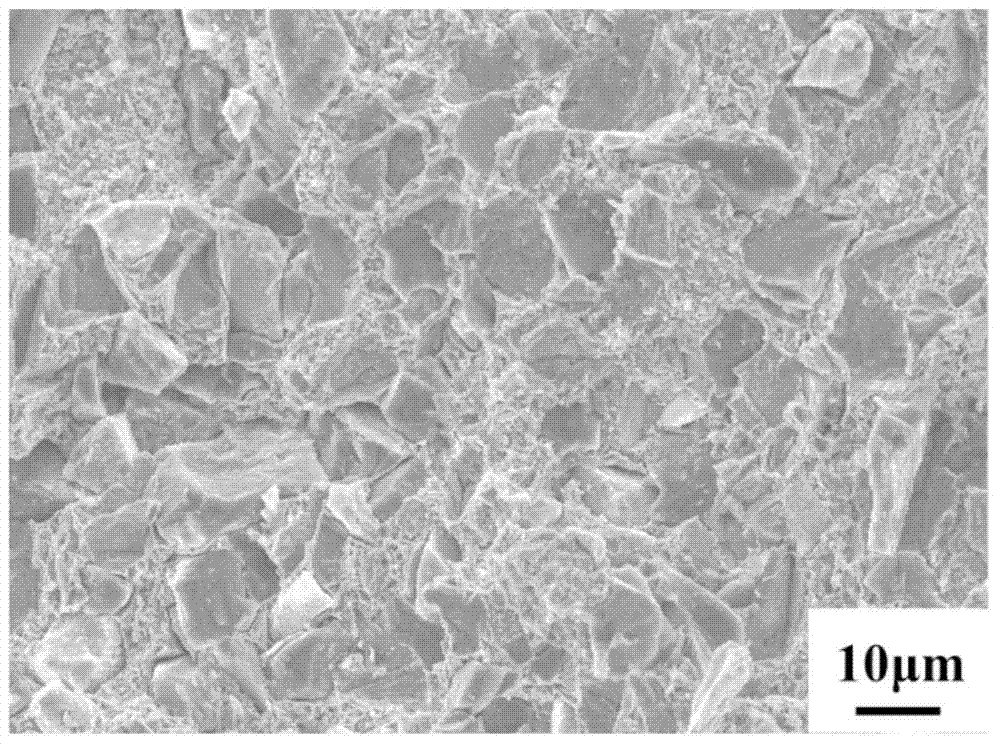 Low temperature glass phase enhanced SiCp/Cu composite material and preparation method thereof