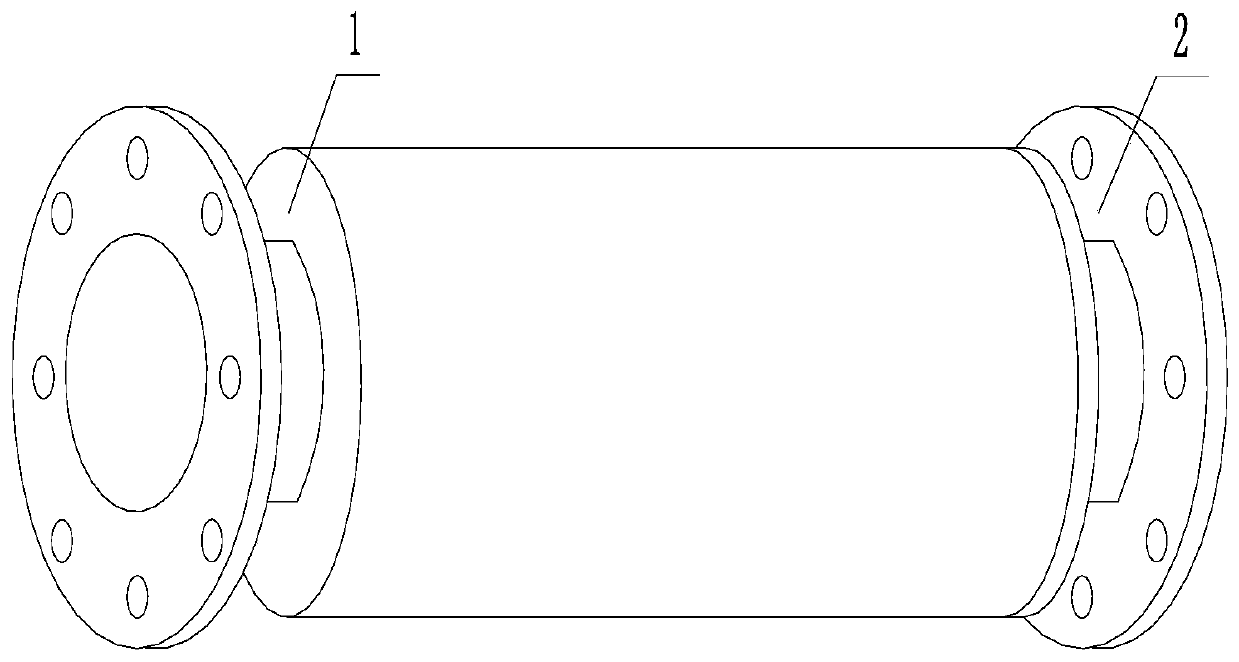 Disassembly type ship noise elimination ventilation pipe