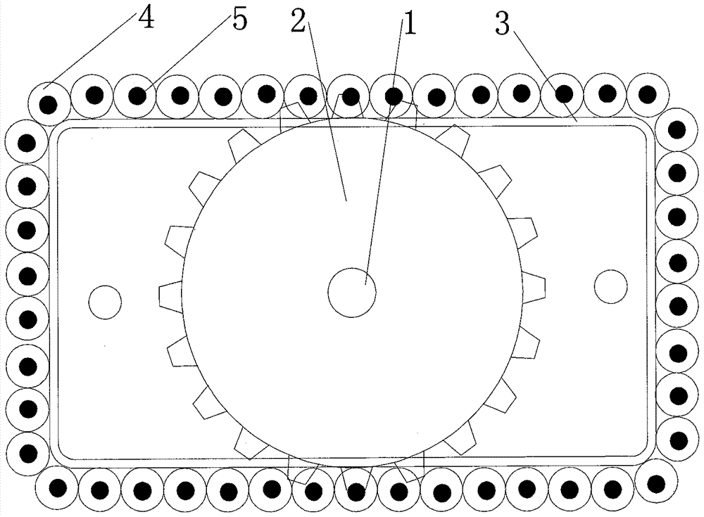 A device for digging square or rectangular holes/slots