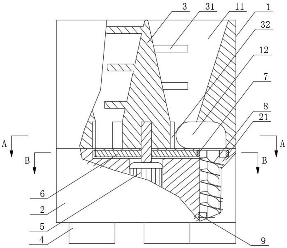 Slurry distributor for multi-stack screening machine and convenient for uniform slurry distribution