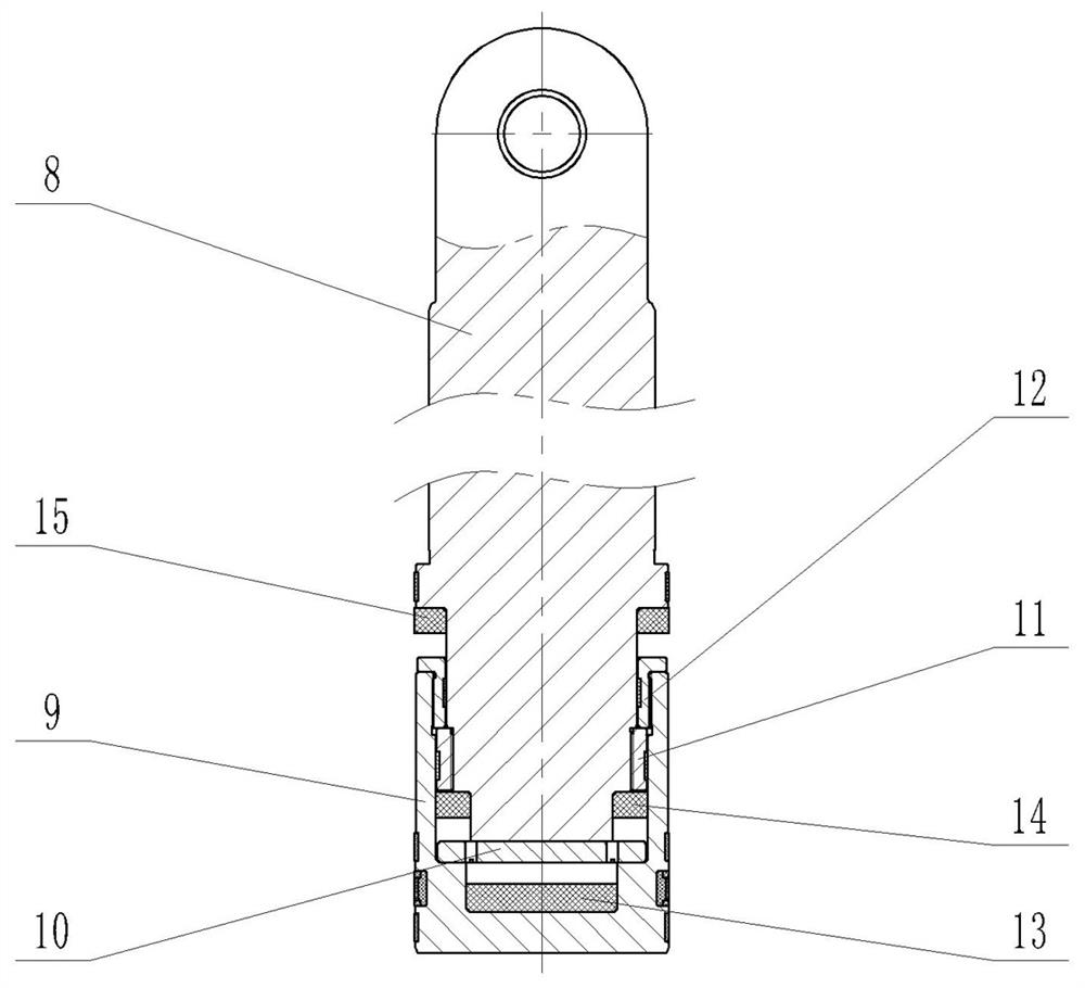 Stand column with energy absorption, scour prevention and receding functions