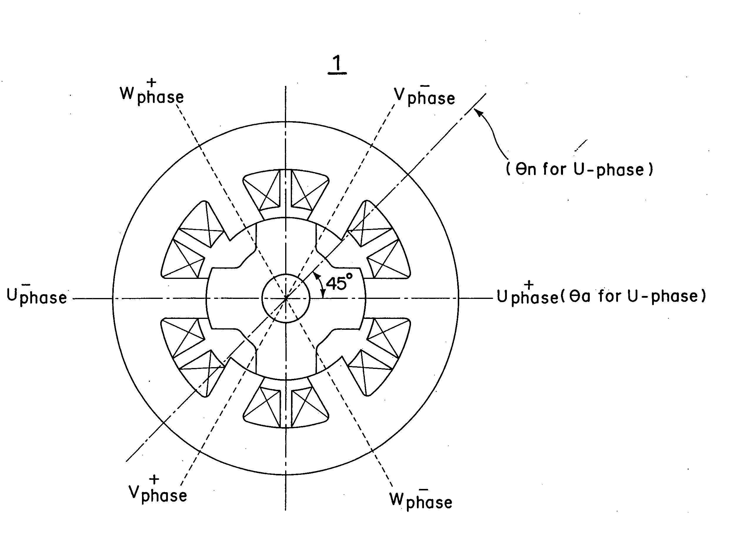 Method and apparatus for estimating rotor position and for sensorless control of a switched reluctance motor