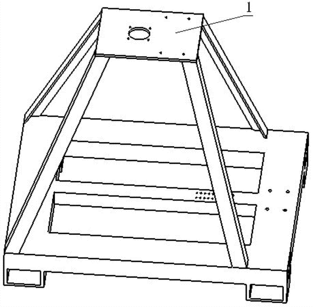 Acceleration wear simulation testing device for fastening bolt of suspension rod of ceiling fan