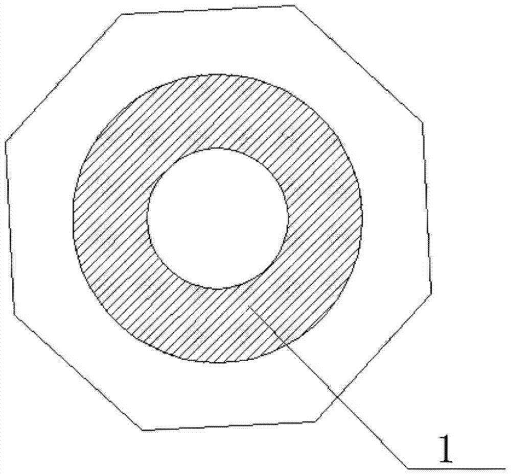 A double screw connection structure