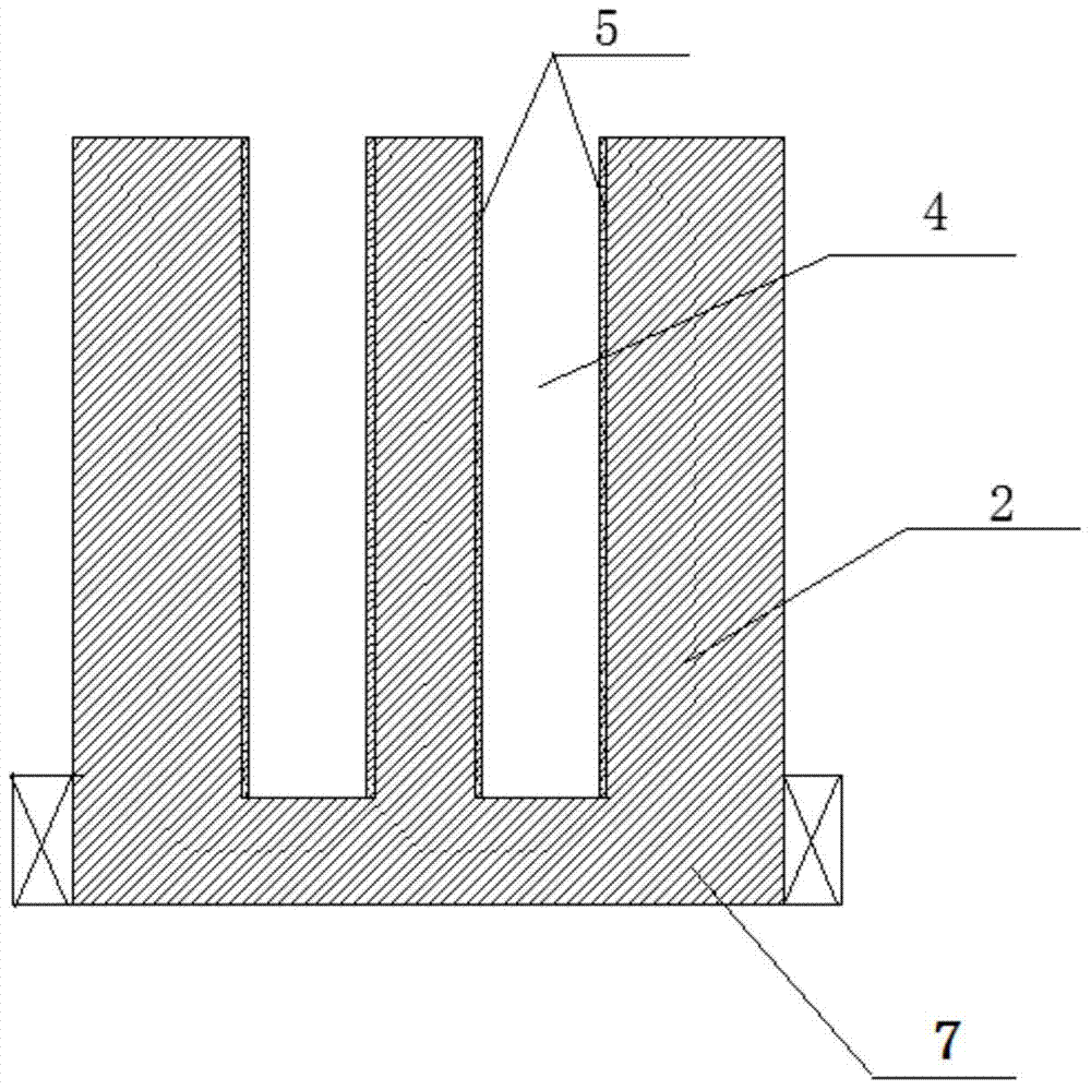 A double screw connection structure