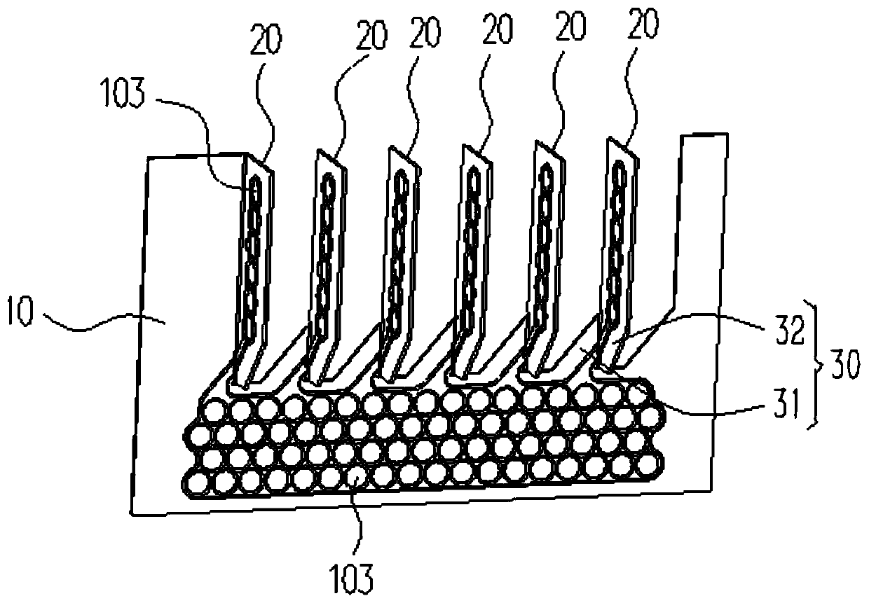 Processing method for plate type heat pipe
