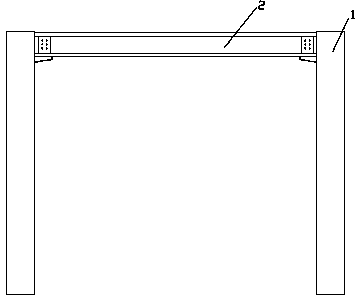 Building frame with high-stability beam-column joints