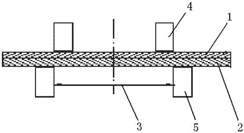 A method of longitudinal shearing and slitting of bimetallic composite materials