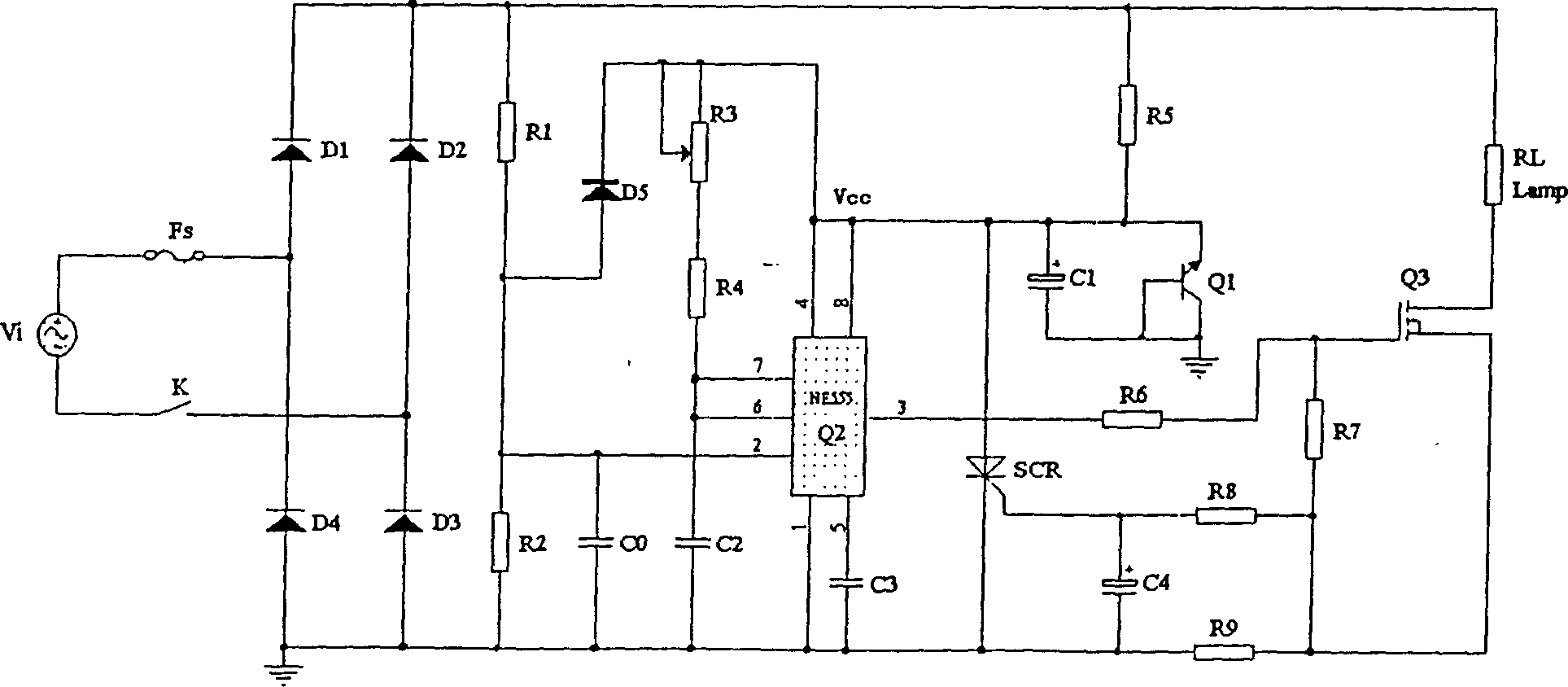 After-edge phase controlled light modulator