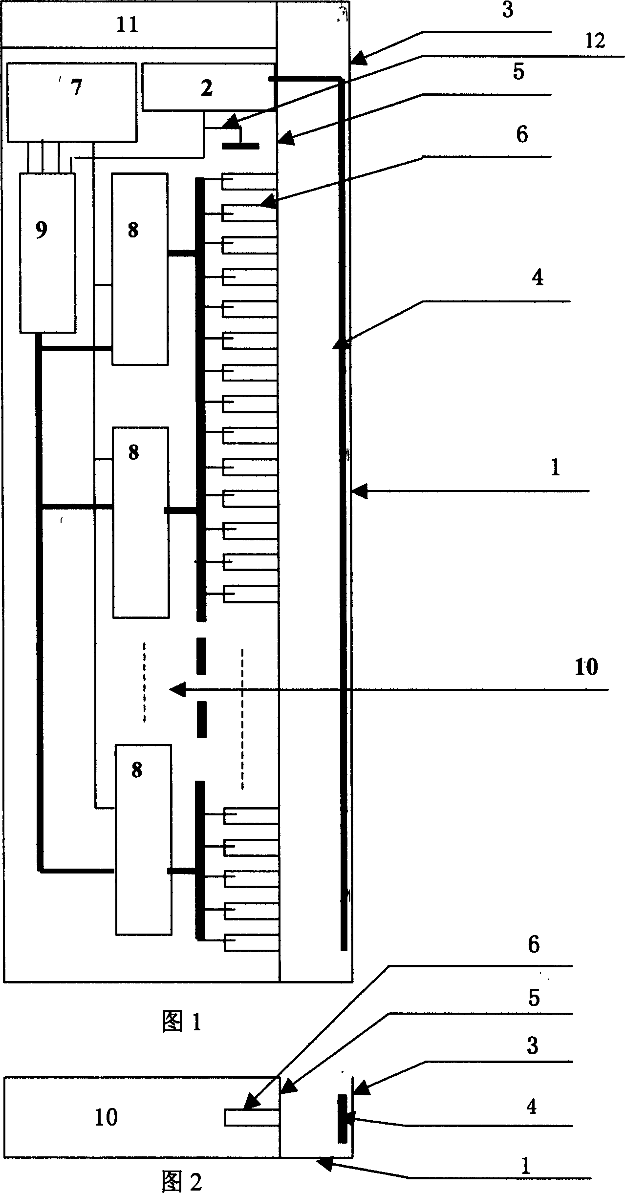 Ice layer thickness sensor and its detecting method