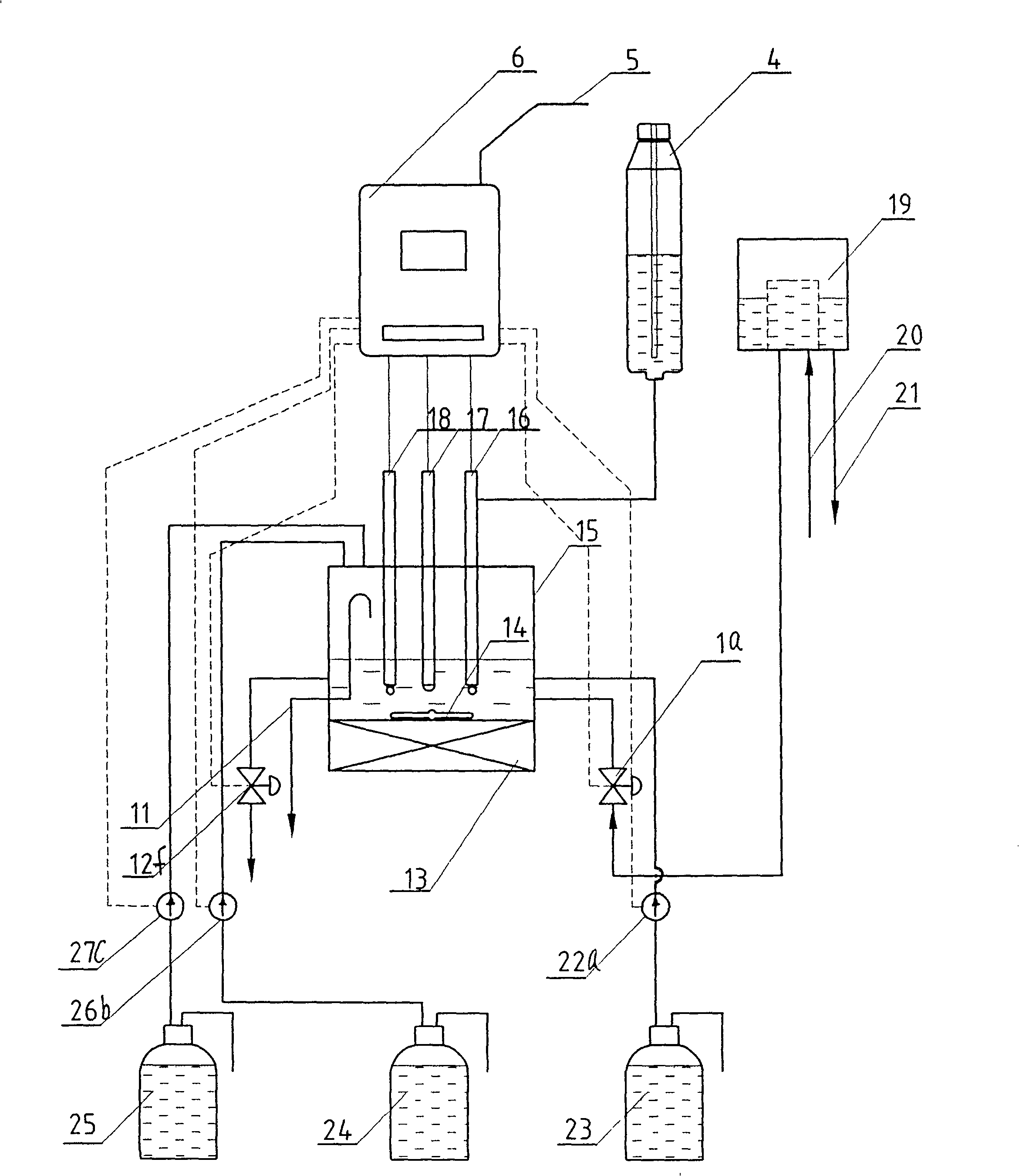 On-line full automatic sodium ion concentration analyzer