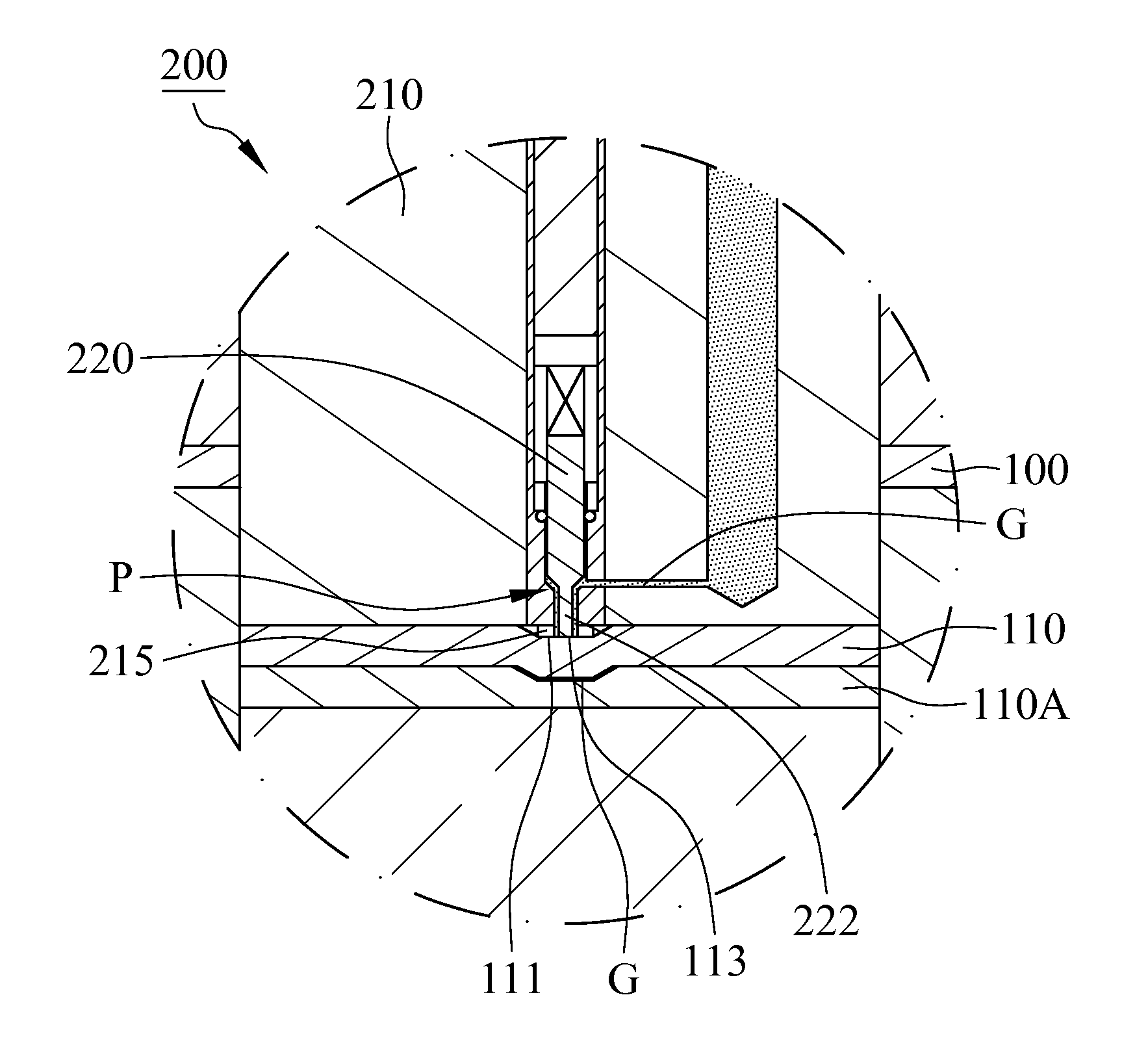 Method for manufacturing magnet-conductive device and glue-injectable punch structure thereof