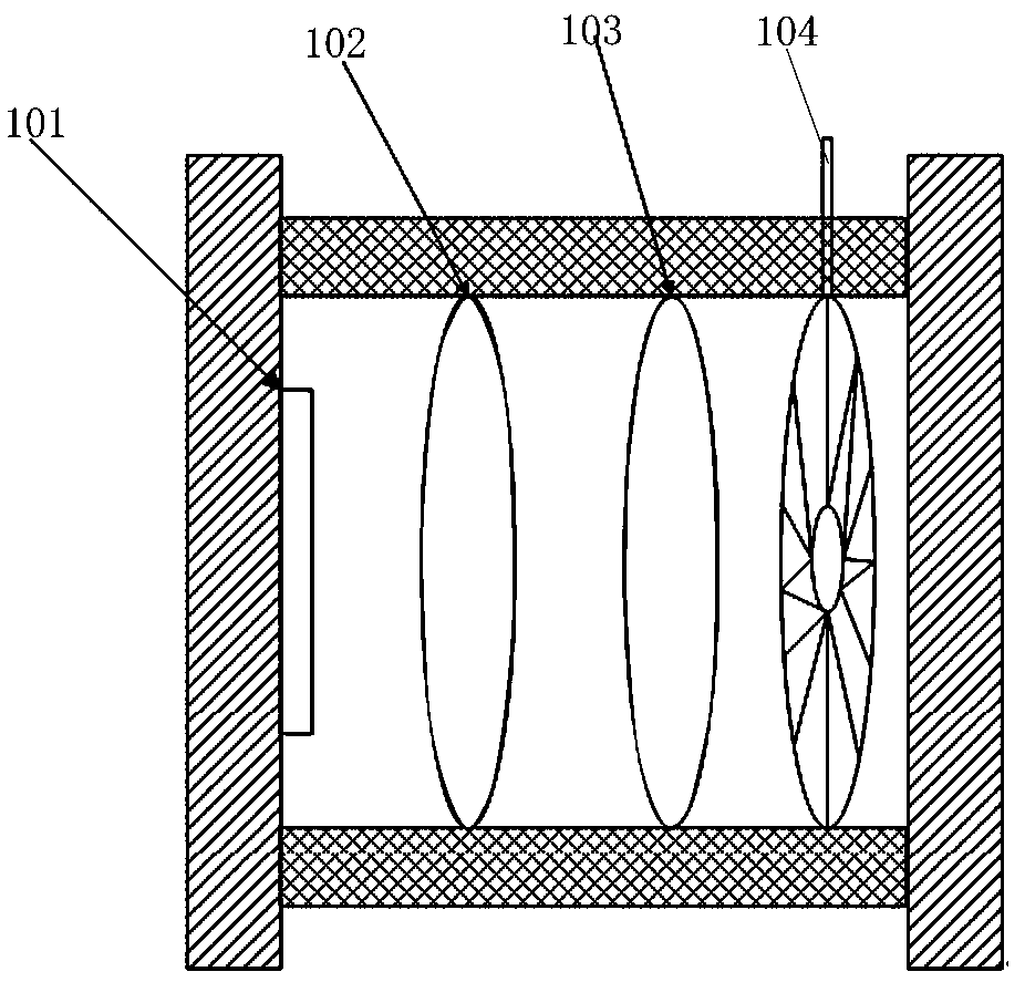 Imitated nuclear pulse generation device and method