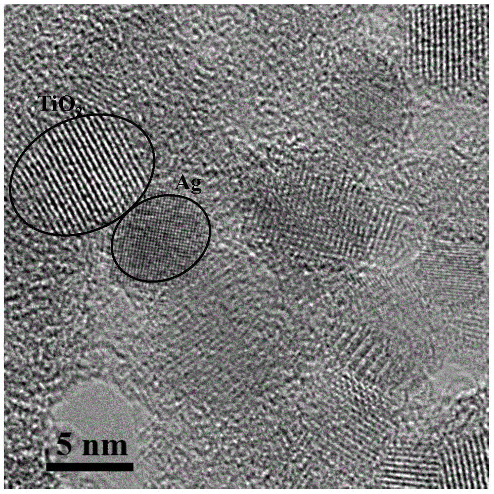 G-carbon nitride-titanium dioxide-silver nanosheet composite, biomimetic synthesis method and application thereof