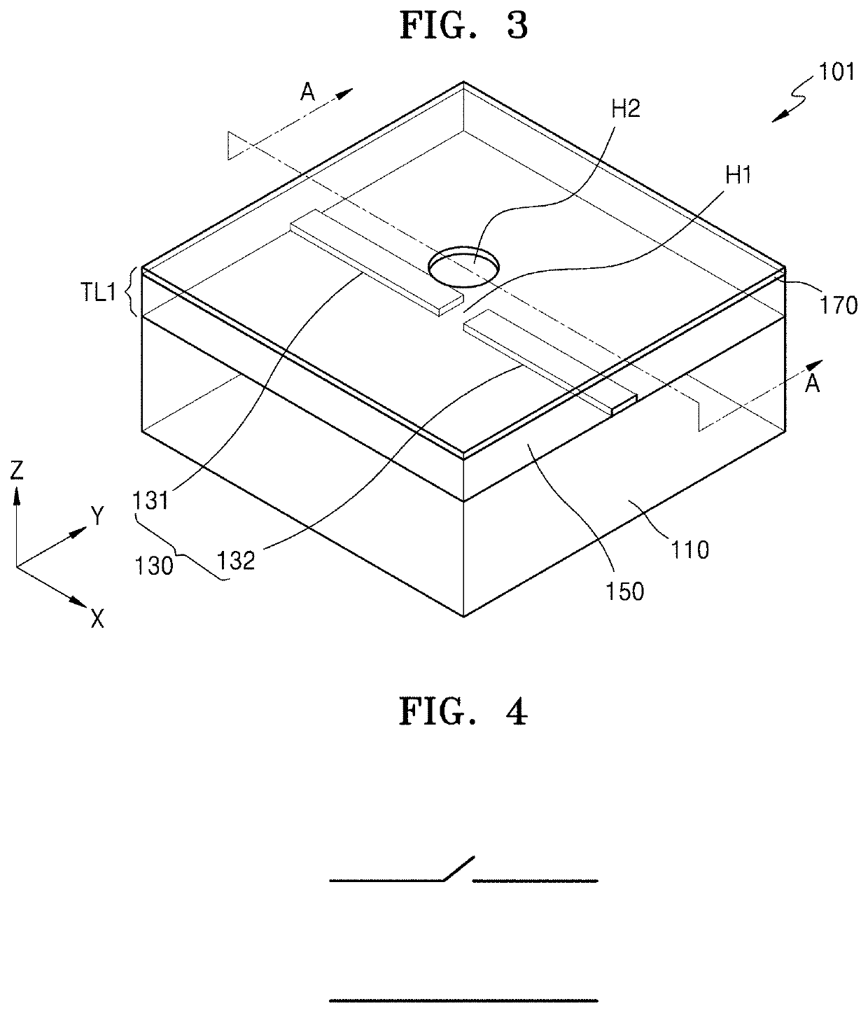 Optical control switch and electronic device comprising same