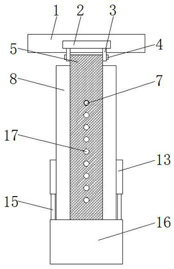 Building construction orientation fixed point auxiliary measuring equipment