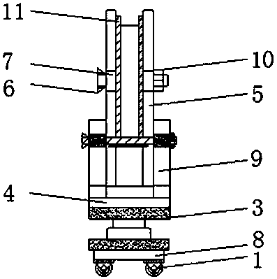 Moving device for packaging film packing strap